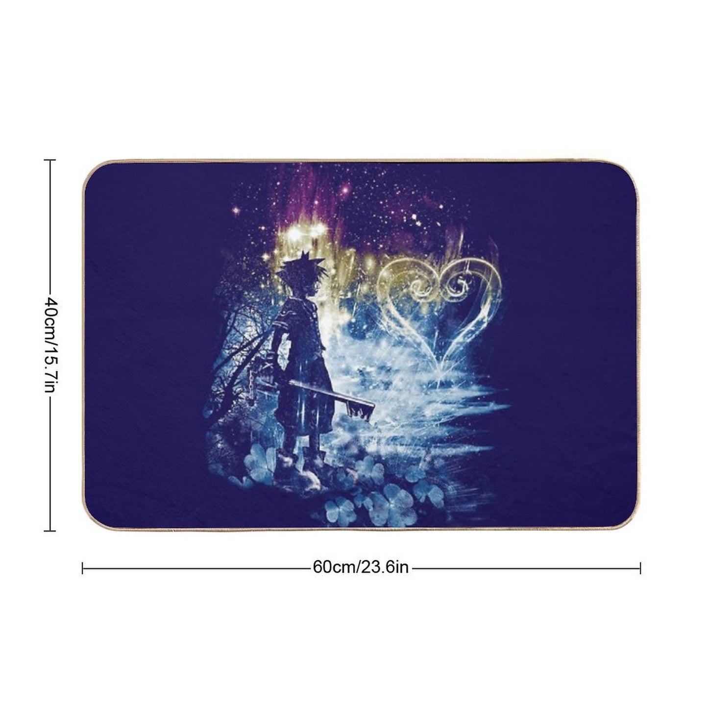A Path to The Heart  Pet-Safe Bath Mat