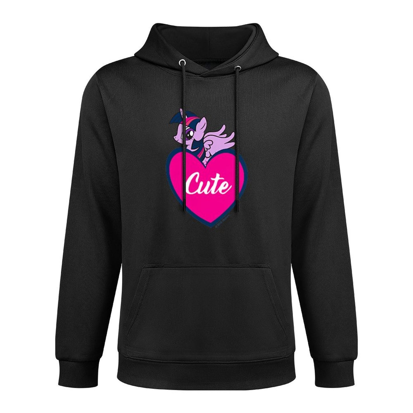 Kids My Little Pony Friendship Is Magic Twilight Cute Heart Logo Premium Moisture-Wicking Hoodie
