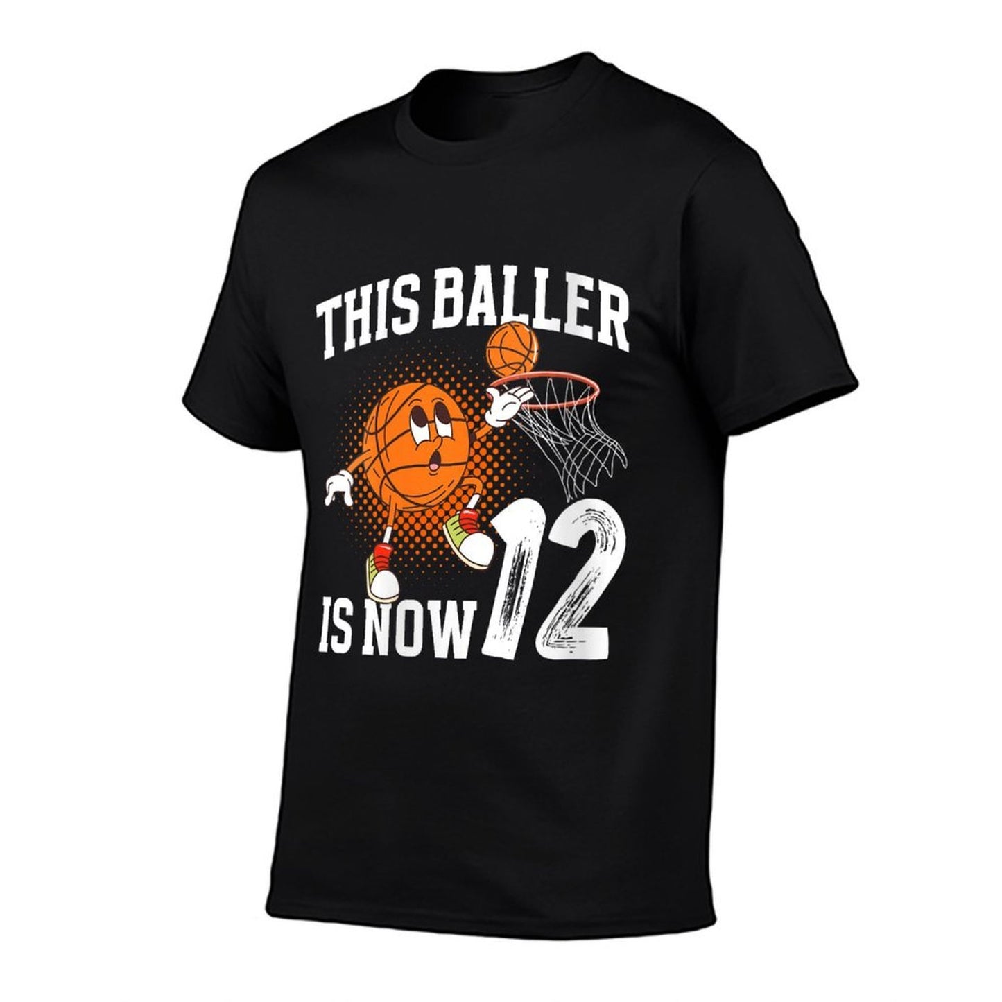 Womens 12th Basketball Birthday Twelve Year Old Basketball Player  Eco-friendly Material T-Shirt