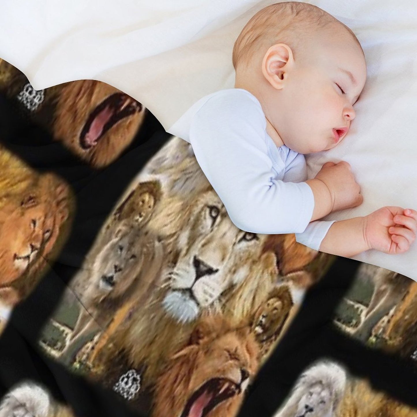 The Humble Lions - Lions Velvety-soft Throw Blanket