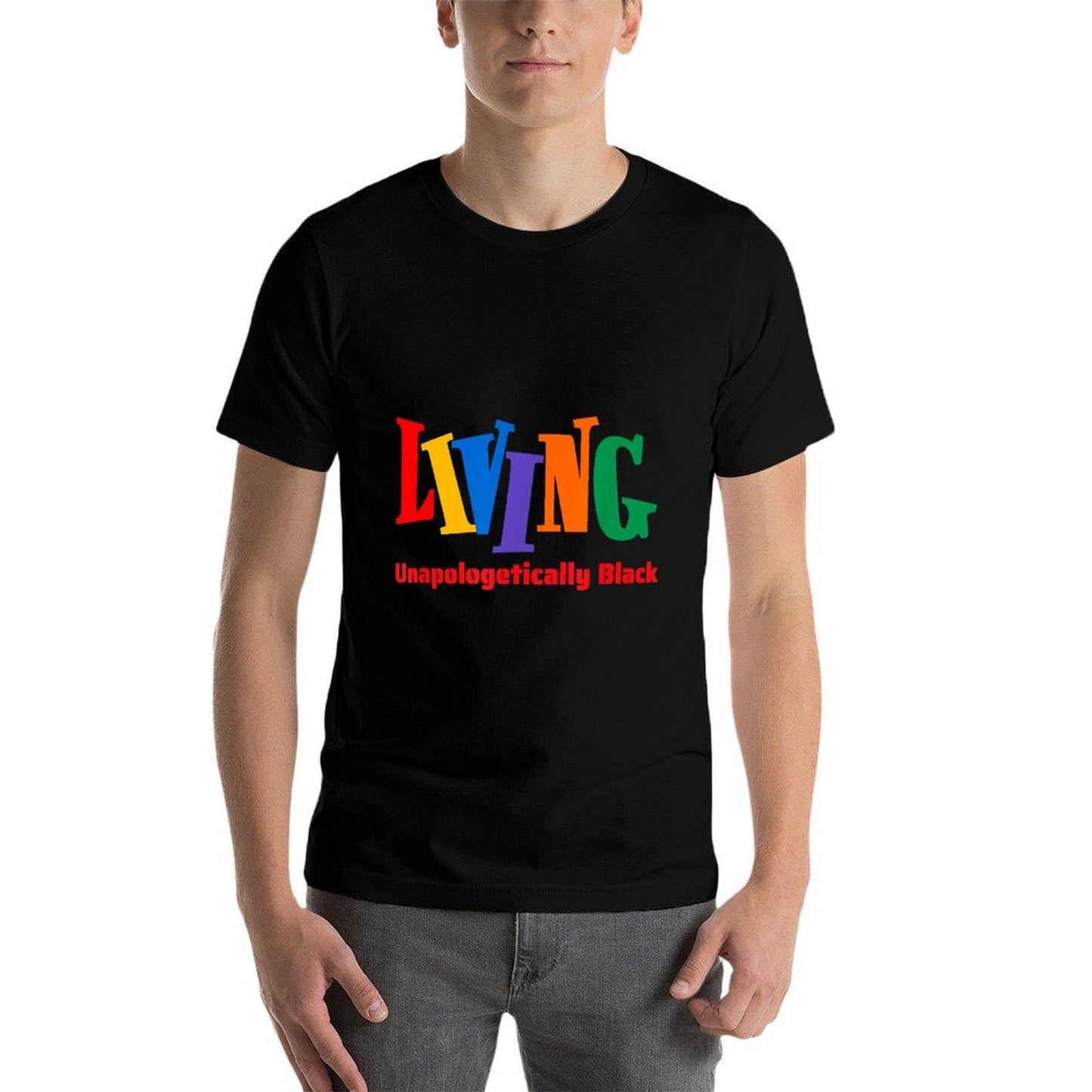 Living Unapologetically Black Fun Black Culture Pride  Soft T-Shirt