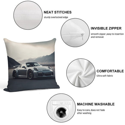 911 GT3 Soft Reinforced Edging Throw Pillow