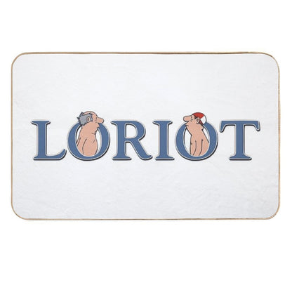 Loriot, Gentlemen in The Bathroom  Non-Slip Bath Mat