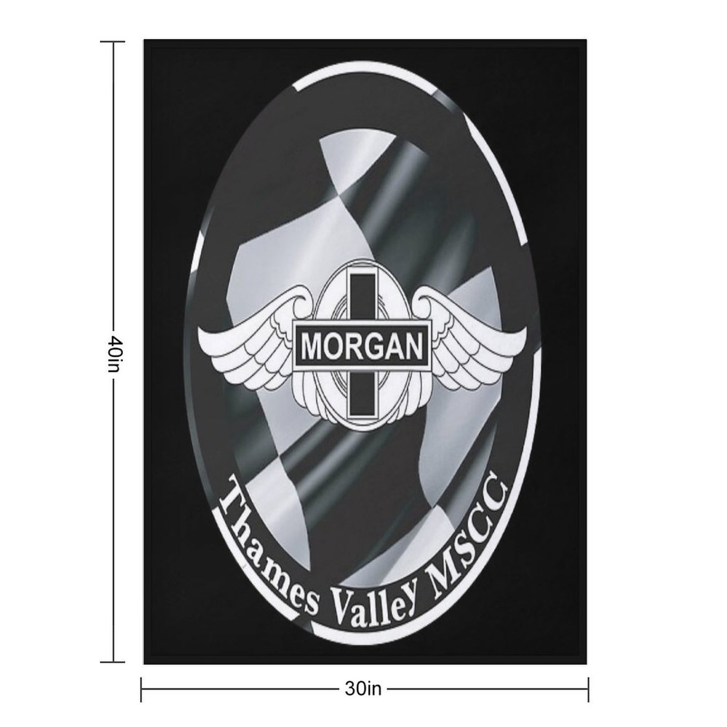 Morgan Cars Compact Throw Blanket