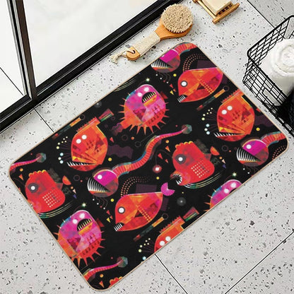 Abyssal Fish  Slip-Resistant Bath Mat
