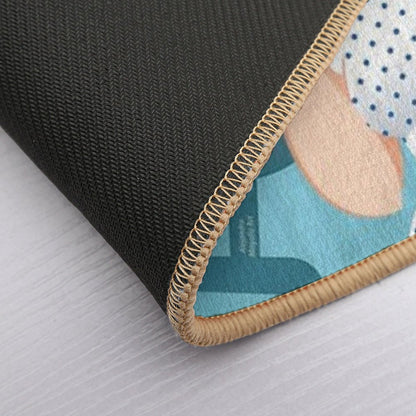 The Girl  Absorbent Bath Mat
