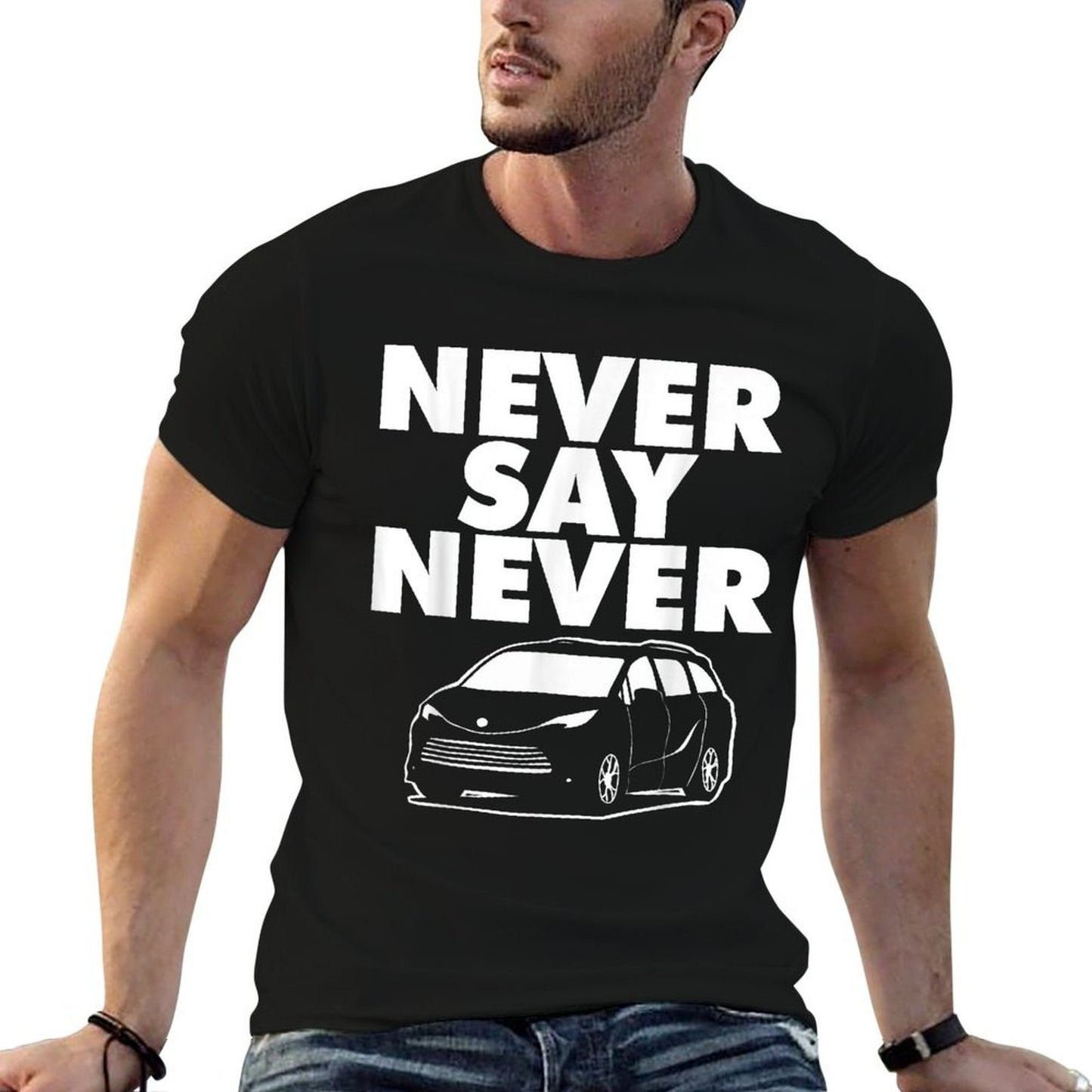 Minivan NEVER SAY NEVER  Soft T-Shirt