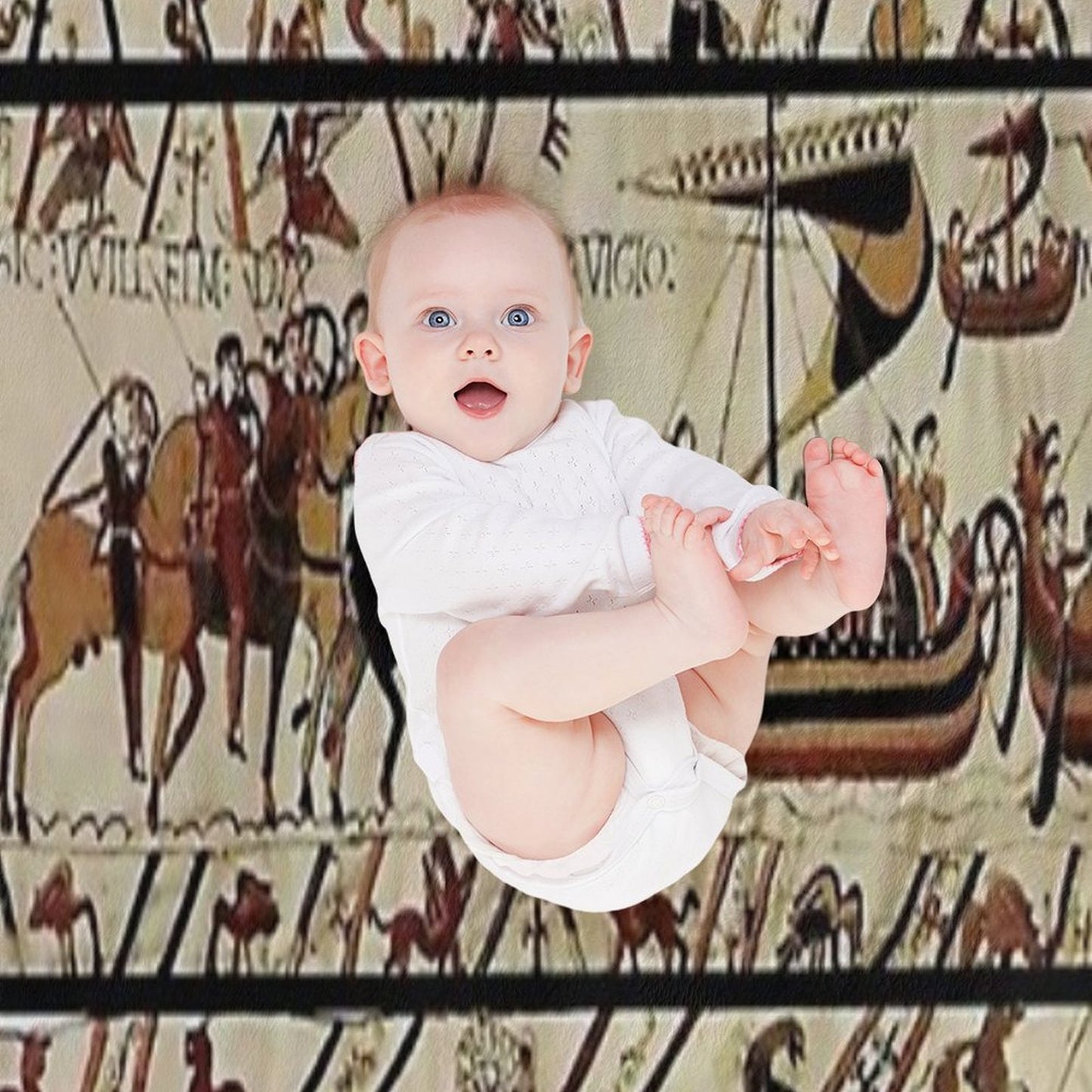 Tapisserie Bayeux - The Bayeux Tapestry Quick-dry Throw Blanket