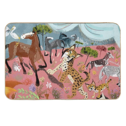 Paradise before The Fire (SGHN)  Long-Lasting Bath Mat