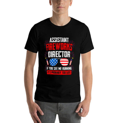 Assistant Fireworks Director If You See Assistant Firework  Eco-friendly Material T-Shirt