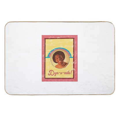 Vintage Retro T-ShirtJJ Dynomite Retro Tv Show  Non-Slip Bath Mat