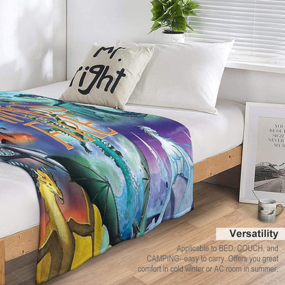 Wings of Fire All Dragon Series Gift-ready Throw Blanket