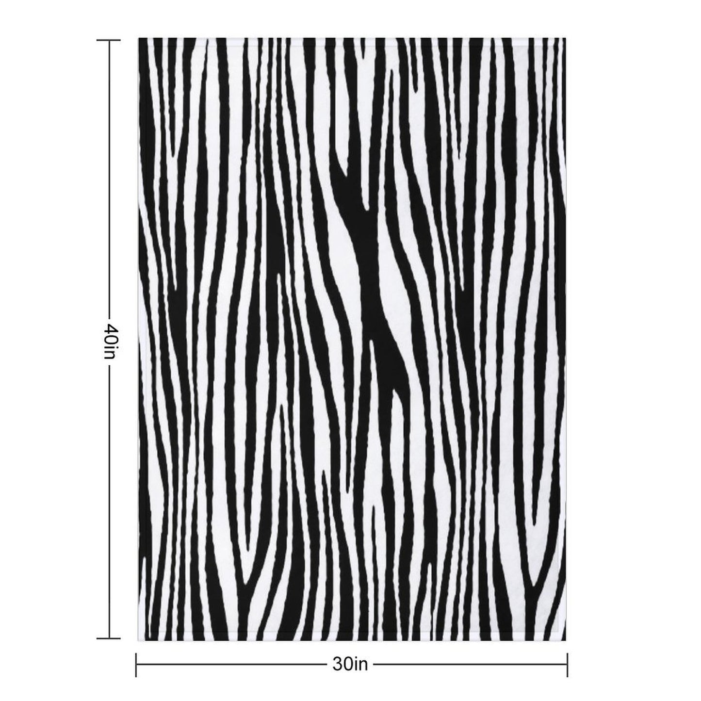 Zebra Pattern Camouflage Black And White V2 Lightweight Throw Blanket