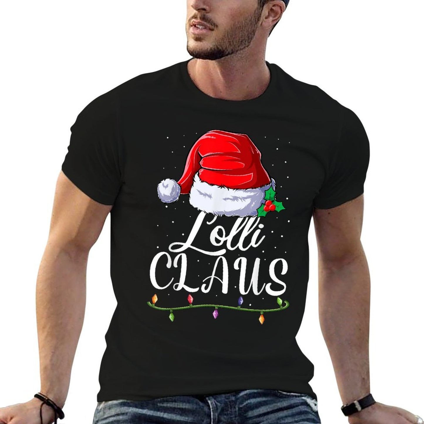 Lolli Claus Family Matching Clothing Santa Christmas Women  Eco-friendly Material T-Shirt