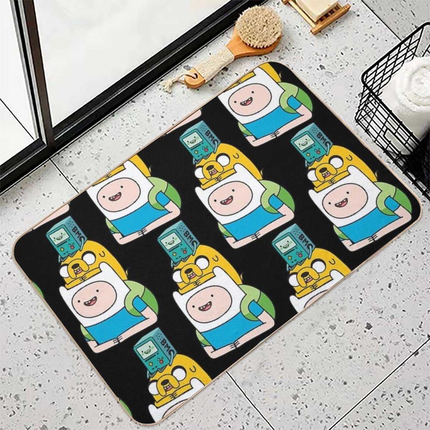 Finn Jake BMO  Slip-Resistant Bath Mat