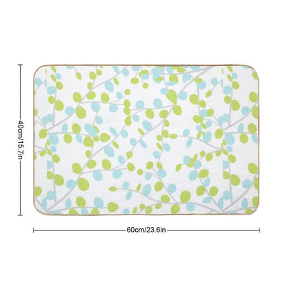 Pastel Tree  Fade-Resistant Bath Mat