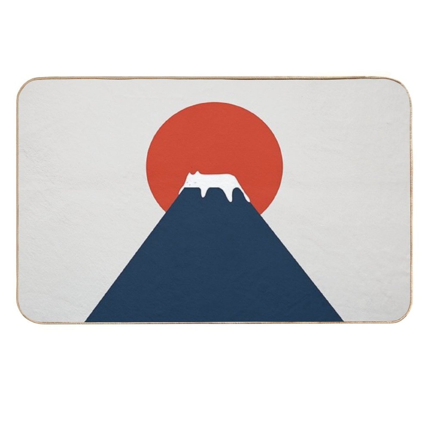 Cat Landscape 5  Toxin-Free Bath Mat