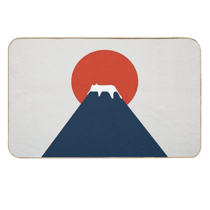 Cat Landscape 5  Toxin-Free Bath Mat