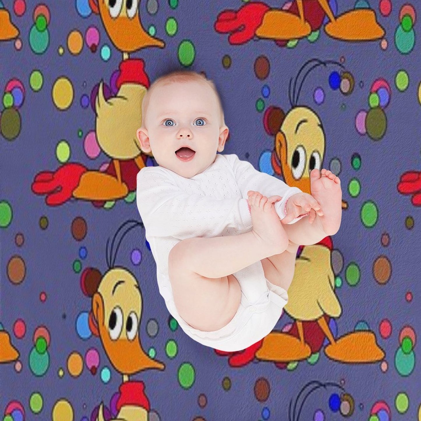 Alfred J. Quack Velvety-soft Throw Blanket