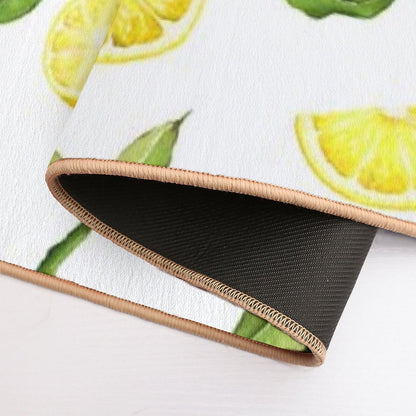 Summer Lemons Botanical Garden Durable Bath Mat