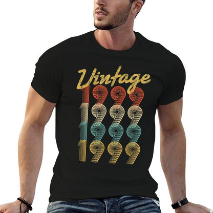 Vintage 1999 Retro Pop Born In 1999 25 Yrs Old 25th Birthday  Durable T-Shirt