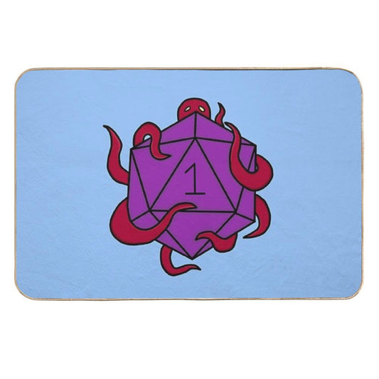 Bad Dice Are Sacrificed To The Kraken  Dirt-Trapping Bath Mat