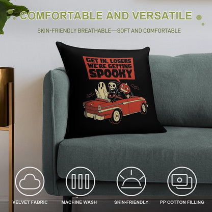 Getting Spooky Soft Multiple Sizes Throw Pillow