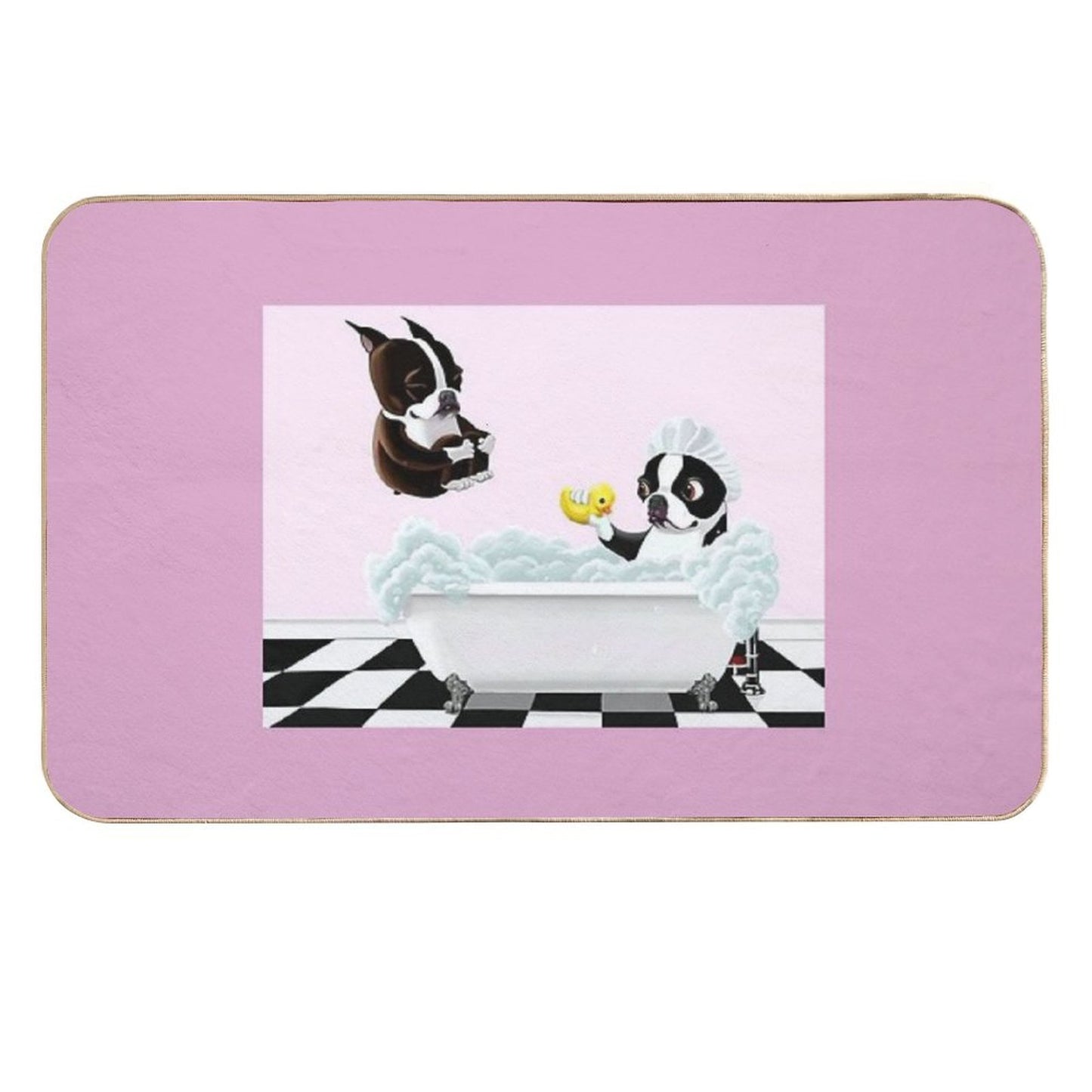 Boston Bath Time  High-Traffic Bath Mat