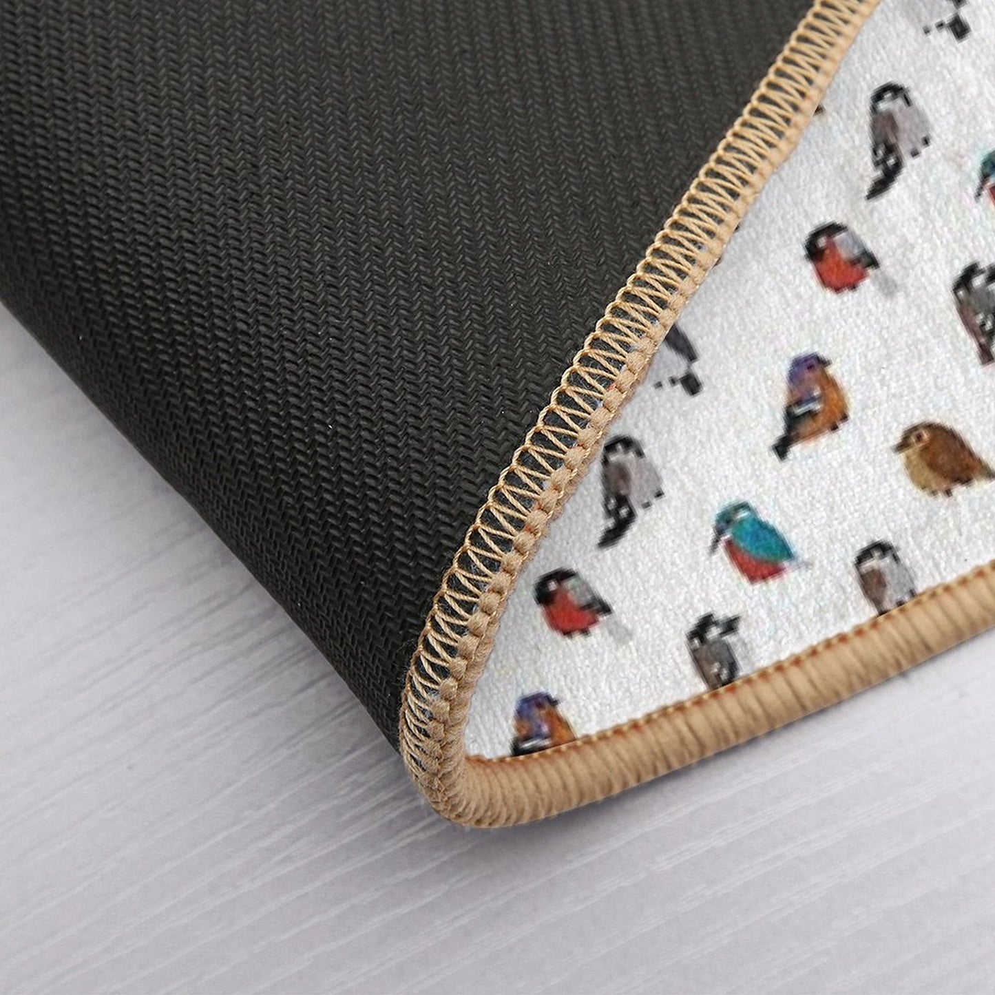 Beautifully Designed Bird Breed Images  Anti-Trip Bath Mat