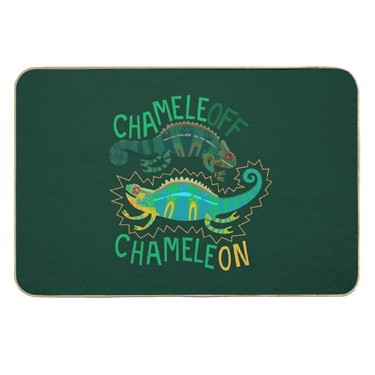 Chameleoff, Chameleon  Dirt-Trapping Bath Mat
