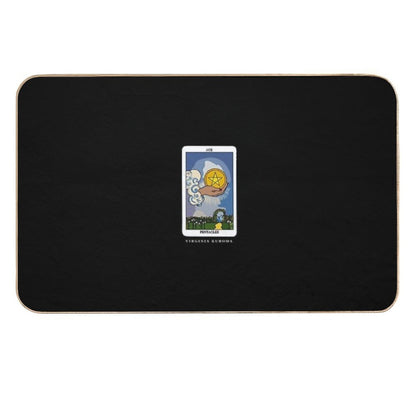 Ace of Pentacles  Easy Maintenance Bath Mat