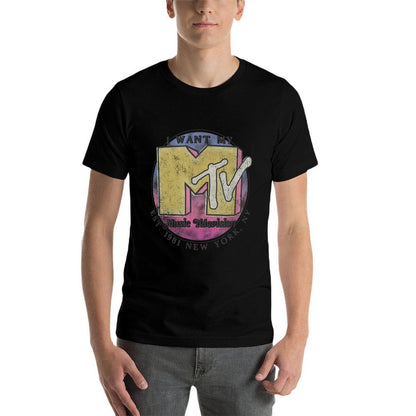 MTV Vintage Music Television New York Logo Comfortable T-Shirt