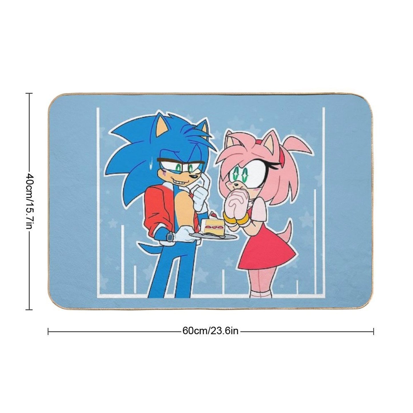 SONAMY MELTDOWN  Slip-Resistant Bath Mat