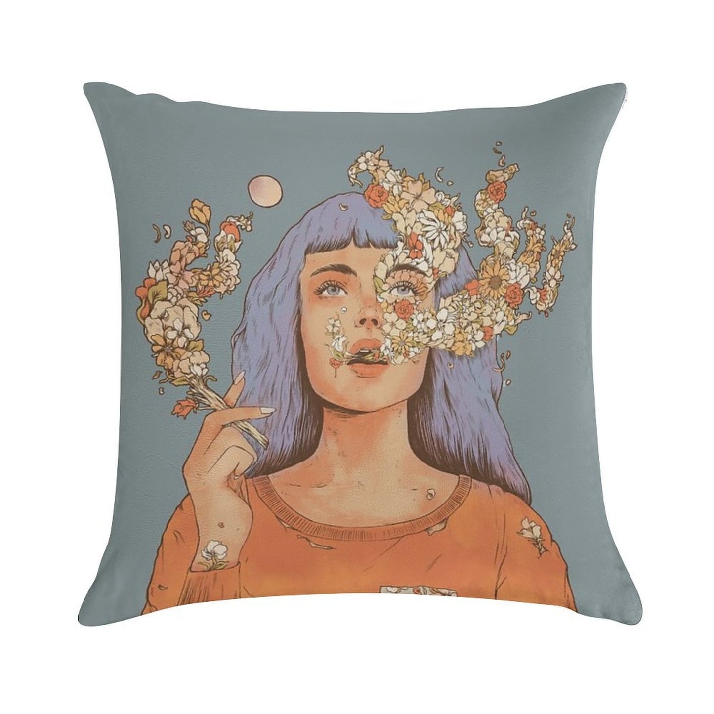 High On Life Soft Skin-Friendly Throw Pillow