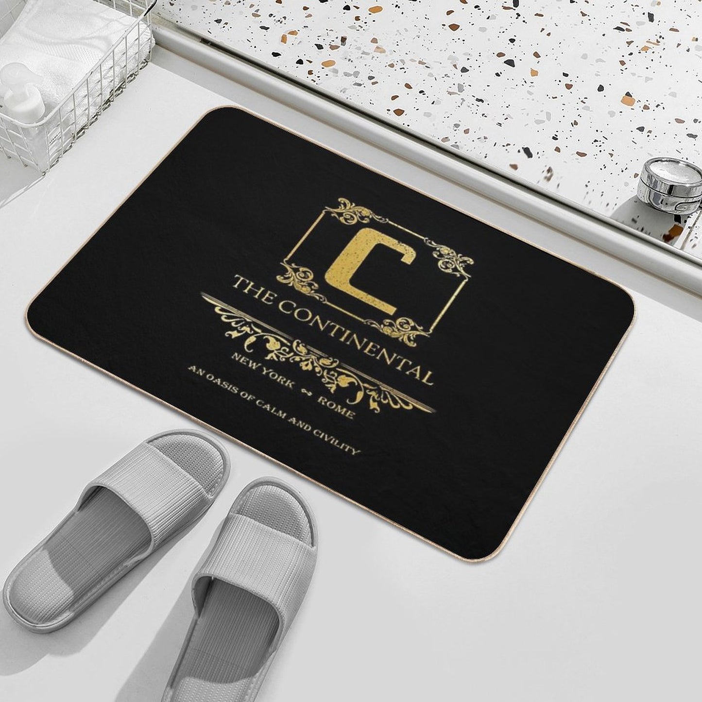 The Continental - Cult Movie  Rapid-Drying Bath Mat