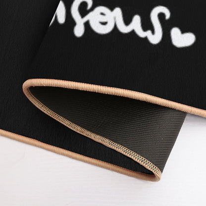 I Want Your Mouth on Mine Kisses  Stain-Proof Bath Mat