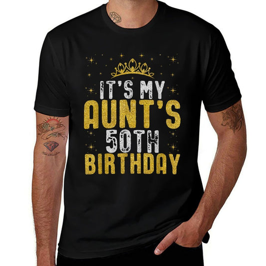 Happy It's My Aunt's 50th Birthday 1975 50 Years Old  Versatile T-Shirt
