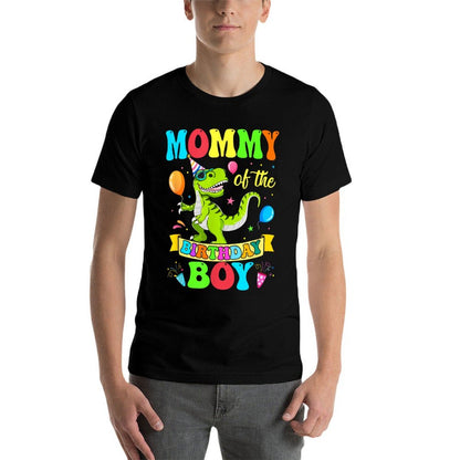 Love Family Matching Mommy Of The Birthday Boy T-Rex Dinosaur Birthday Party  Trendy Pattern T-Shirt