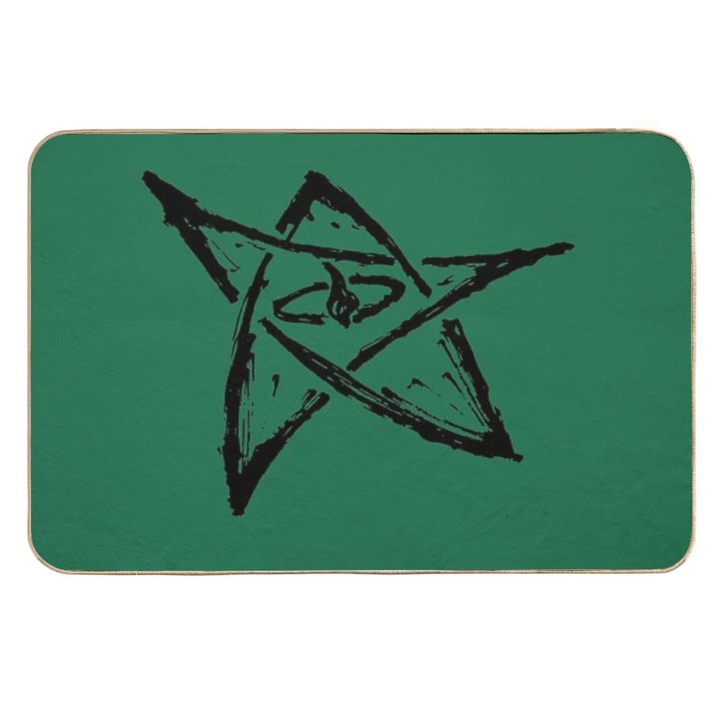 Call of Cthulhu, The Elder Sign - Ink Black  Anti-Trip Bath Mat