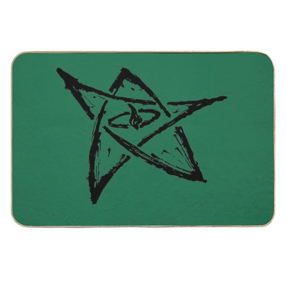 Call of Cthulhu, The Elder Sign - Ink Black  Anti-Trip Bath Mat