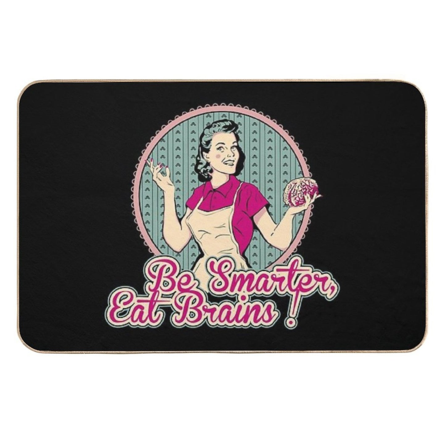 Eat Brains  Rapid-Drying Bath Mat