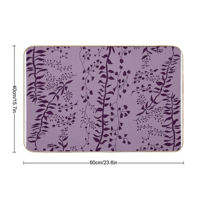 Bella Swan's Comforter Set Replica  Purples Cool - Version 1  Twilight Saga Fanart  Dirt-Trapping Bath Mat