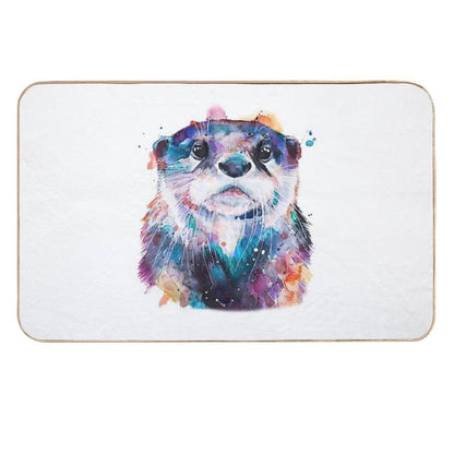 Otter Cute Art  Anti-Trip Bath Mat