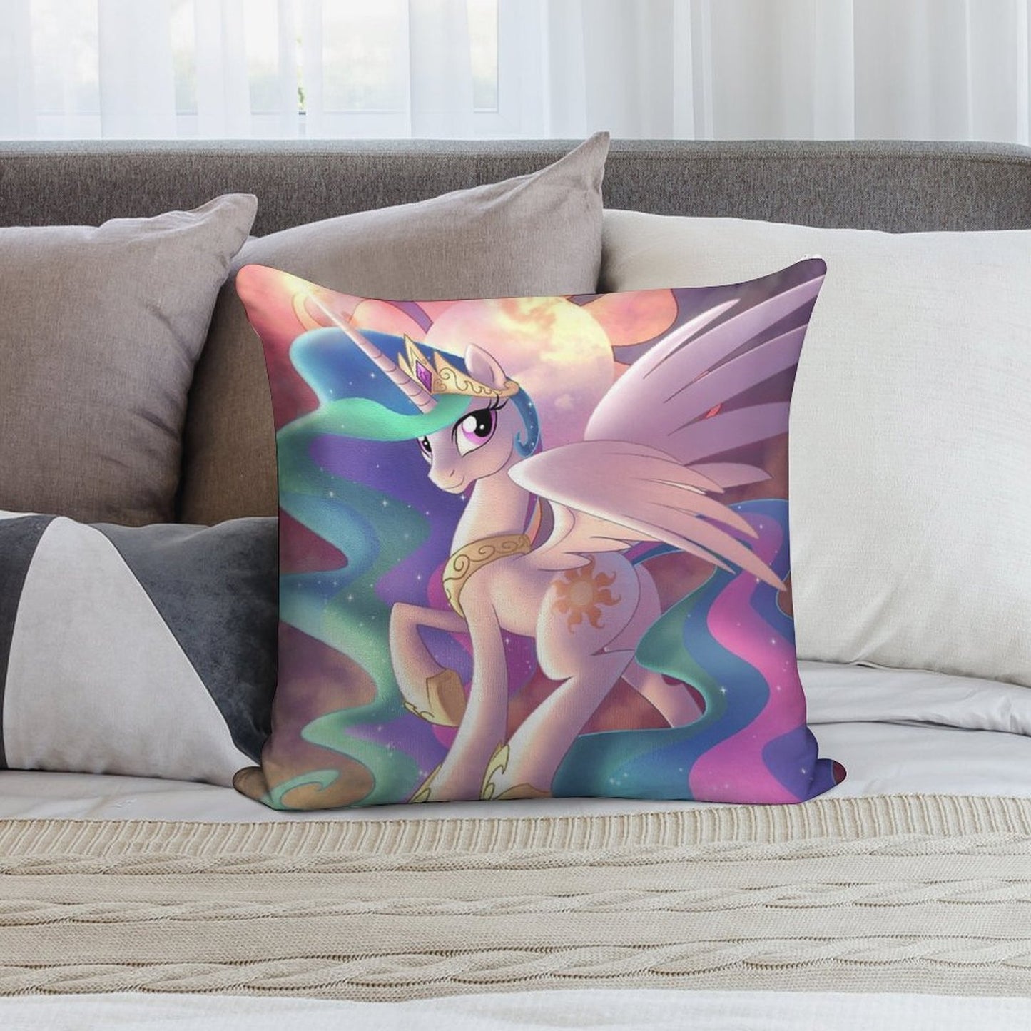 Deity of The Dawn Soft Bedroom Essential Throw Pillow