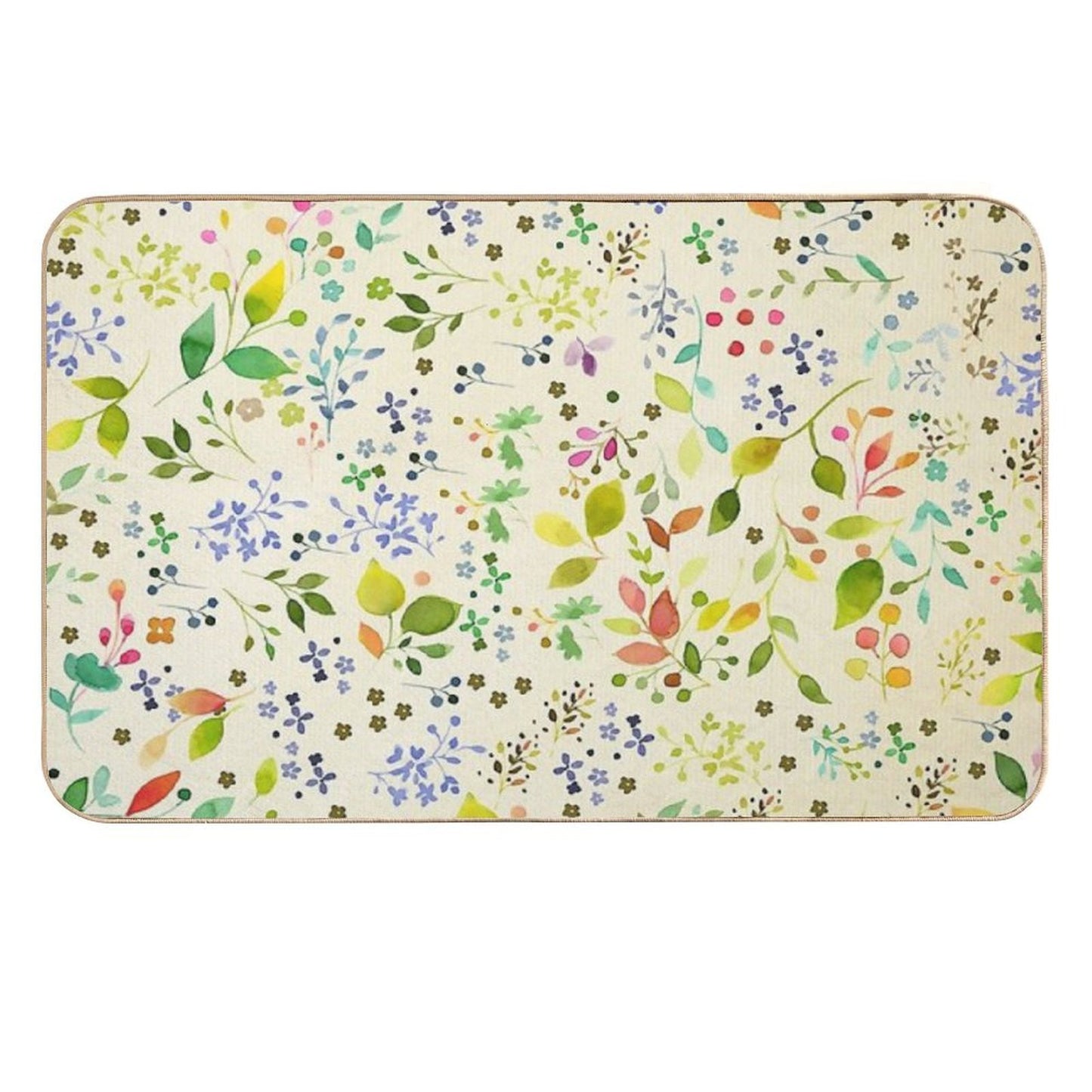 Little Floral Chintz Pattern  Anti-Trip Bath Mat