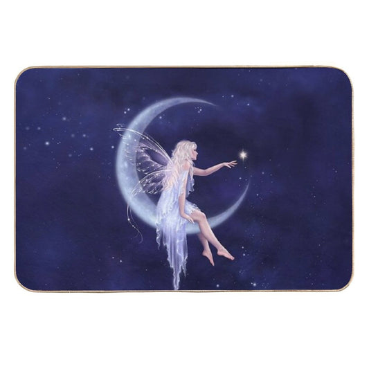 Birth of A Star Moon Fairy  Eco-Friendly Bath Mat