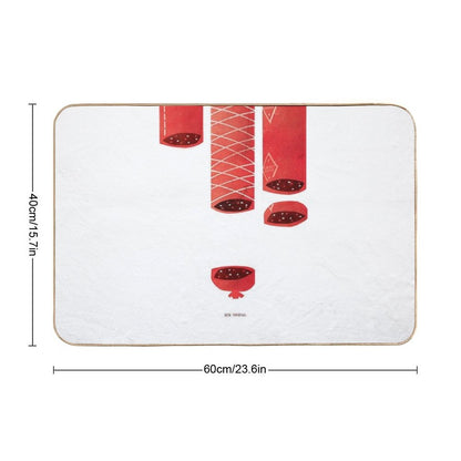 Salami  Rapid-Drying Bath Mat