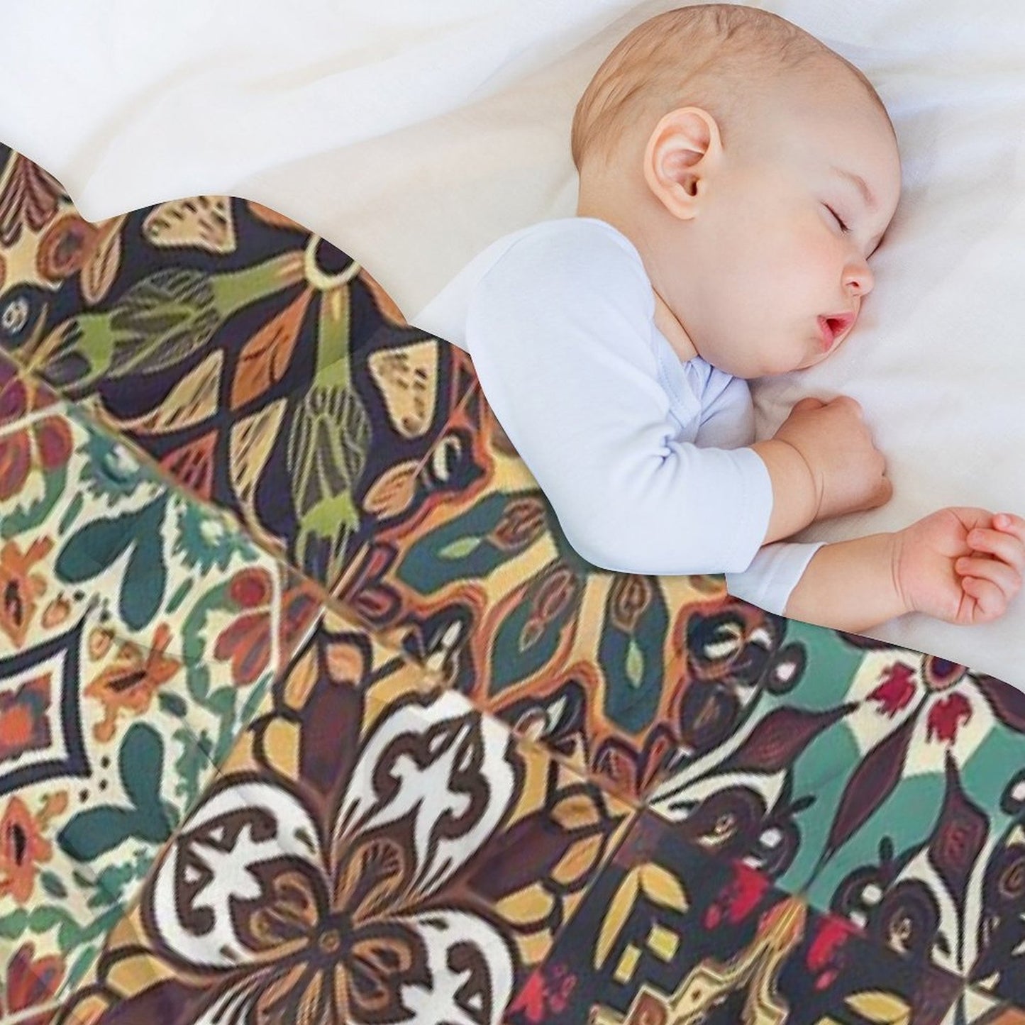 Mosaic of Elegance Plush Throw Blanket