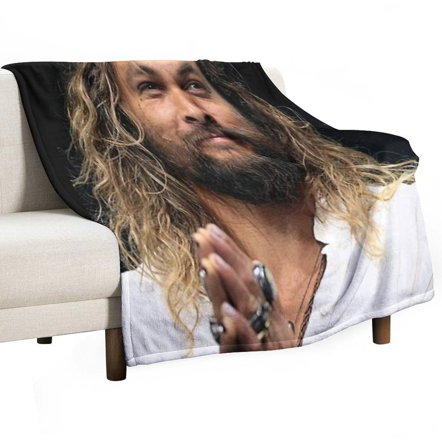 Jason Momoa Lightweight Throw Blanket