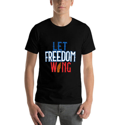 July 4th Let Freedom Wing Independence Day Gift Premium  Odor-resistant T-Shirt